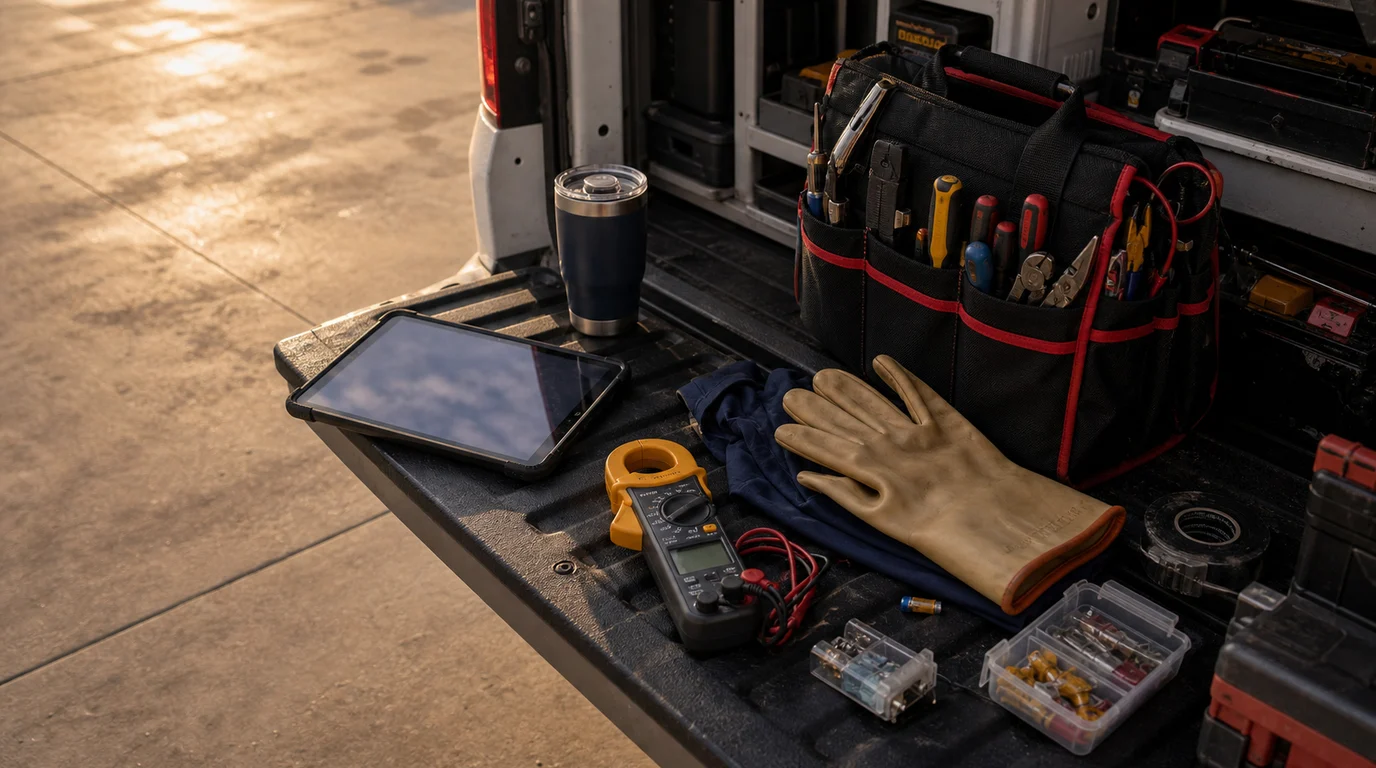 Tools ready for work